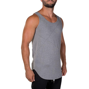 Débardeurs pour hommes en coton respirant et fibre de bambou, style streetwear, vêtements de sport, avec service OEM de personnalisation du logo disponible - Product Image 6