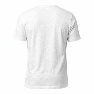 T-shirt en jersey de coton texturé pour homme, décontracté, respirant, pour l'été, personnalisable, couleurs variées, fabrication OEM/ODM, vente en gros, prix bas - Product Image 2