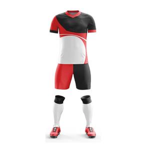 Conjunto de Uniforme de Fútbol de Manga Corta de Alta Calidad, Transpirable, de Secado Rápido, 100% Poliéster, con Logotipo Personalizado - Product Image 5