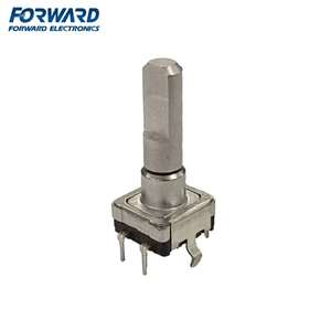 Encoder Rotatorio Taiwan DC11R, Eje Metálico de 11 mm, Alta Precisión, Interruptor de Retorno Automático, DC 5V, Vida Útil de 15,000 Ciclos, para Equipos AV Domésticos - Product Image 1