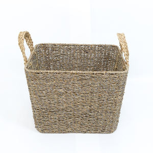 Handwoven sea grass gift <b>baskets</b> wholesale direct cost natural seagrass straw storage <b>basket</b> - Product Image 4