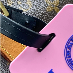 Etiqueta de equipaje de viaje con correa de seguridad y soporte de identificación de privacidad para maletas, mochilas, bolsos de mano, accesorios de viaje para vacaciones - Product Image 3