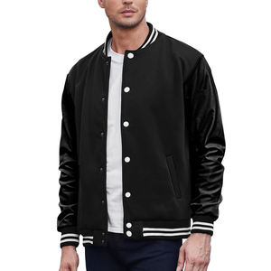Veste de baseball personnalisée de haute qualité pour adultes et jeunes, couleur personnalisée, matière en laine, veste d'hiver pour hommes - Product Image 1