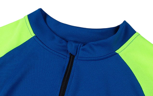 Jersey de Ciclismo de Manga Larga para Hombre con Logotipo Personalizado, Camiseta de Ciclismo con Bloques de Color Vibrantes y Cierre Completo para Primavera y Otoño - Product Image 2