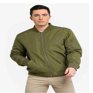 <b>Men's</b> <b>Summer</b> Plus Size Breathable Quick Dry Eco-Friendly Crew Neck Polyester Slim Fit <b>Bomber</b> <b>Jacket</b> Custom Colors Street Wear - Product Image 1