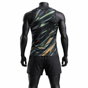 Camiseta Deportiva Sublimada para Hombre, de Secado Rápido, Transpirable, sin Mangas, para Gimnasio, Fitness, Entrenamiento, Ropa Deportiva Personalizada - Product Image 2