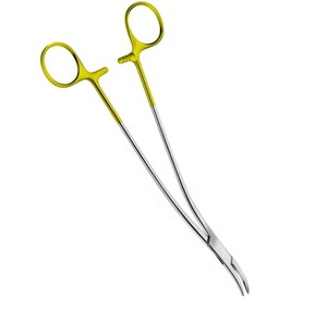 Soporte de aguja STRATTE DUROGRIP de grado quirúrgico TC salas laterales curvas 230 mm 9 "fórceps quirúrgicos de carburo de tungsteno - Product Image 3
