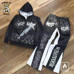 Chándal Deportivo de Algodón de Alta Calidad para Hombre, Estilo Urbano, OEM, Venta al Por Mayor, Ligero, Transpirable, para Uso Diario - Product Image 1