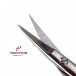 Tijeras Iris con mango tipo cinta, instrumento quirúrgico de acero inoxidable para corte fino de precisión, herramienta oftálmica - Product Image 2