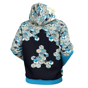 Servicio OEM al por Mayor, Sudadera con Capucha para Hombre, Diseño Personalizado con Impresión Completa, Sudadera con Capucha Sublimada en 3D - Product Image 3
