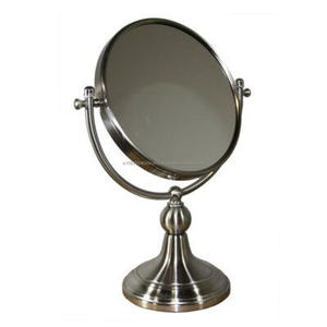 Miroir de courtoisie poli de Style nordique miroir de maquillage de bureau miroir simple face en dentelle décorative en métal pour l'utilisation du maquillage des femmes - Product Image 2