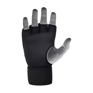 Gants de boxe en tissu élastique, sans doigts, avec trou pour le pouce, fermeture auto-agrippante, logo et taille personnalisés, par paire - Product Image 4