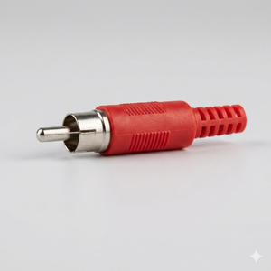 RCA <b>Plug</b> <b>Light</b> Weight Male Audio Video Connector Phono Adapter Component For Coaxial Cable Amplifier Speaker Sound System New - Product Image 3