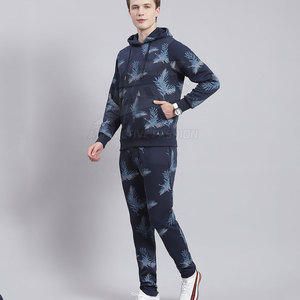 Survêtement en molleton épais pour homme, fabrication professionnelle, texture douce, style streetwear. - Product Image 2