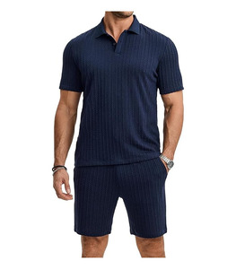 T-shirt Homme Uni Col V Manches Courtes Non Tissé 100% Coton Doux Respirant Séchage Rapide Tissu Décontracté Personnalisable 2025/2026 - Product Image 1