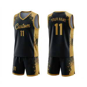 Camiseta de baloncesto personalizada, sublimación, camiseta de equipo, ropa deportiva transpirable sin mangas, nombre y número personalizados, servicio OEM, ajuste regular - Product Image 1