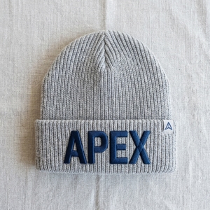 Bonnet gris tricoté pour homme, avec revers, casquette d'hiver streetwear unisexe, logo personnalisé, vente en gros, mode - Product Image 3