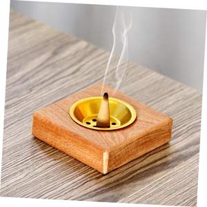 Quemador de incienso artesanal de madera, ligero, de nuevo diseño, aromático y ligero. - Product Image 1