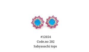 Boucles d'oreilles ovales 12654Ruby avec pierres en zircone cubique taille baguette, plaquées Mehandi, halo vert et transparent, pour femmes, mariage, fête - Product Image 2