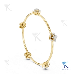 Luxury 14K <b>Solid</b> Gold Tennis <b>Bracelet</b> Brilliant Cut Lab Grown Diamond Centerpiece Halo Side Diamonds Engagement Party Gift - Product Image 6