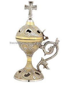 Unique Style Brass Incense Burner Colorful Pattern Latest Look Rust Free Incense Burner and <b>Aroma</b> <b>Diffuser</b> for Home & Garden - Product Image 2