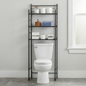 Venta Shopee de 3 niveles sobre el inodoro estantería de baño eBay venta al por mayor de Taiwán almacenamiento de muebles fabricante montado en la esquina - Product Image 1