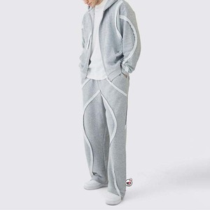 Chándal Azul con Capucha para Hombre, 100% Algodón, Manga Larga, Casual, OEM, Corte Regular, Transpirable, Ecológico, Secado Rápido, Logotipo Impreso, Primavera - Product Image 4