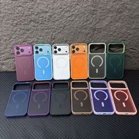 Coque de téléphone anti-rayures en TPU PC avec protection d'appareil photo intégrale mate translucide et chargement magnétique pour iPhone 18 Pro 18 Pro Max