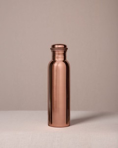 Artisan Handmade Copper Water Bottle Vase Decorative Flower Holder Pure Copper Home Table Centerpiece Gift Item - Product Image 5