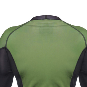 Haut de compression à manches longues pour homme, vert, séchage rapide, pour entraînement hardcore et combat MMA - Product Image 2