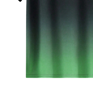 T-shirt dégradé ombré à manches courtes et col rond pour homme – Idéal pour le sport, l'entraînement, la course, la gym, le fitness – Tenue athlétique estivale et quotidienne – Taille XS - Product Image 6
