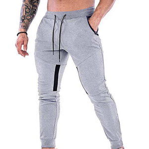 Pantalon de jogging décontracté en molleton de coton respirant et écologique pour homme, avec broderie de logo personnalisée, style streetwear, vente chaude - Product Image 3