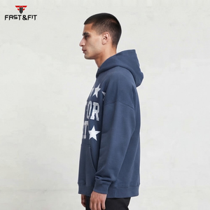 เสื้อฮู้ดดี้ผู้ชายแฟชั่น ดีไซน์ใหม่ คุณภาพสูง พิมพ์ลายดิจิตอล ซักแบบสโตนวอช ผลิตอย่างมืออาชีพ ผ้าฝ้าย 100% ราคาประหยัด - Product Image 5