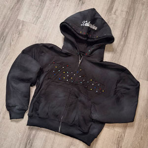 Sweat à capuche épais pour homme, streetwear personnalisé, coupe oversize, en molleton de coton, prix usine - Product Image 5