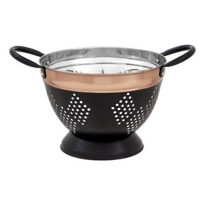 Metal <b>Colander</b> For Hotel Restaurant Kitchen Pasta Rice Fruit And Vegetable Processing Needs - Product Image 6