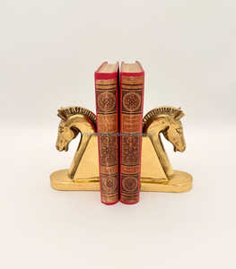 Sujetalibros de Latón Pulido – Organizador de Escritorio Clásico y Soporte para Libros para Estudio y Biblioteca - Product Image 2