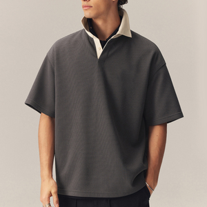 Chemises de golf personnalisées avec logo, 100% polyester et élasthanne, séchage rapide, coupe ajustée, polos de golf pour homme - Product Image 1