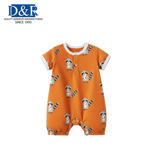 Conjunto de Ropa de 2 Piezas para Bebés Niñas, Diseño Floral, Transpirable, Primavera, Estilo Divertido, Marca OEM de Malasia, Superventas - Product Image 1