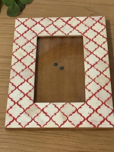 High Quality Handmade Bone Inlay <b>Square</b> Photo <b>Frames</b> with Customizable Color & Size for Tabletop Display - Product Image 6