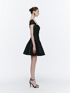 Vestido Teal UNBOUND _ vestido de noche de lujo de alta costura de la marca local vietnamita - Product Image 3