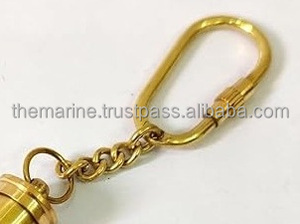 Handmade 1-Piece Nautical <b>Sand</b> <b>Timer</b> Key Ring Green <b>Sand</b> Shiny Polished Designer Key Chain - Product Image 3