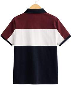 Chemise pour homme en piqué de coton respirant 180g, personnalisable, vêtements de golf décontractés de qualité supérieure, fabricant de vêtements OEM ODM à étiquette privée - Product Image 2