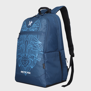 Mochila para Portátil Arctic Fox Veera - Bolsa de Viaje Ligera y Minimalista en Mezclilla Oscura con Cierre de Cremallera - Product Image 3