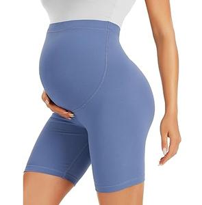 Shorts de Yoga de Compresión para Ciclismo, Ajustados, Sin Costuras, de Nailon de Primera Calidad, Elásticos, Transpirables, para Maternidad - Product Image 1