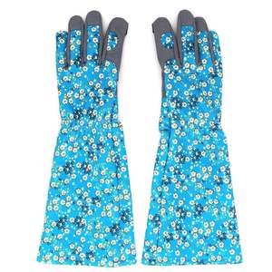 Leather Garden <b>Gloves</b> Durable Breathable Lightweight Comfortable Fit Protective Design for Planting Weeding Pruning in Garden - Product Image 5