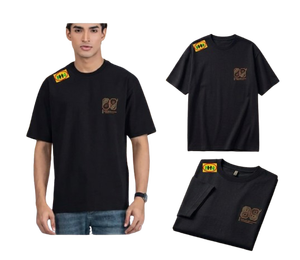 เสื้อยืดวินเทจสไตล์ลำลองแบบยูนิเซ็กซ์ ล้างสีแบบแอซิดวอช สั่งทำได้ ขายส่ง ผู้ผลิตเสื้อผ้าจากบังกลาเทศ พิมพ์ลายอนิเมะ ไซส์พลัส ตัวอักษรพิมพ์ลายเรียบ - Product Image 1
