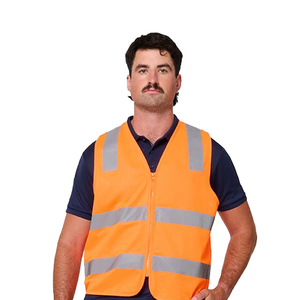 Chaleco Reflectante de Alta Visibilidad para Hombre, Ropa de Trabajo de Seguridad, Construcción, Trabajo en Carretera, Tráfico, Industrial, Malla Transpirable, Multifuncional - Product Image 5