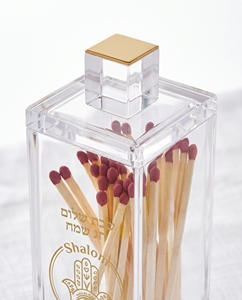 งานฝีมือที่สวยงามทันสมัย Lucite chanukah ชาวยิวสำหรับผู้ถือฉลองเทศกาลประเพณีศิลปะโปร่งใสจักรวาล - Product Image 3