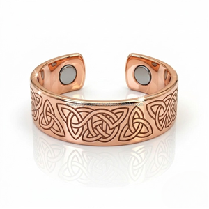 Anillo Celta de Cobre Puro Premium • Anillo de Lujo Grabado con Símbolo de Infinito Entrelazado - Product Image 2