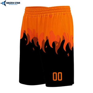 Custom Sublimated V-Neck Basketball Jersey Sleeveless Polyester Moisture Wicking Team Name Elastic Waist Athletic Fit Unisex - Product Image 5